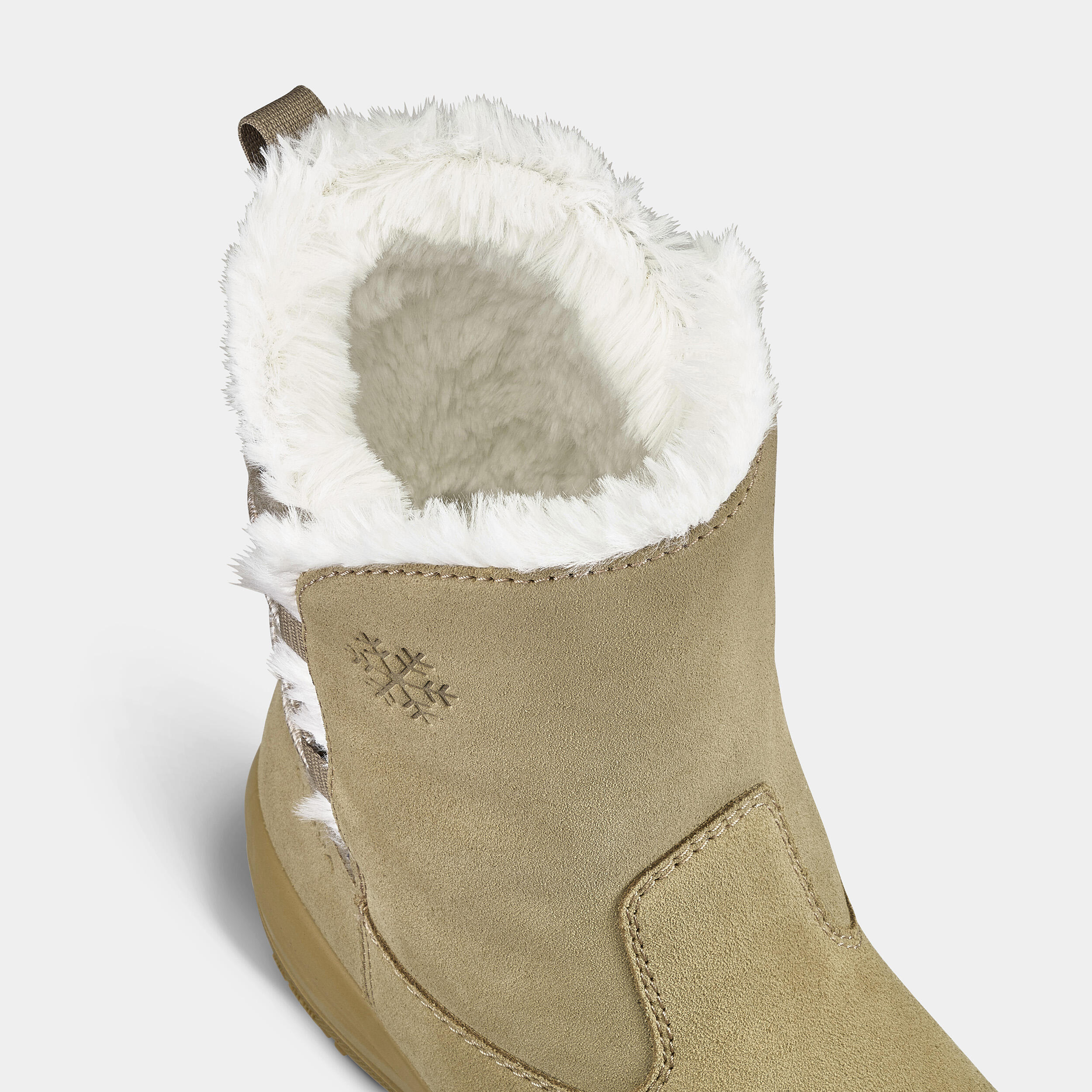 Women’s Waterproof Leather Winter Boots - SH 500 - QUECHUA