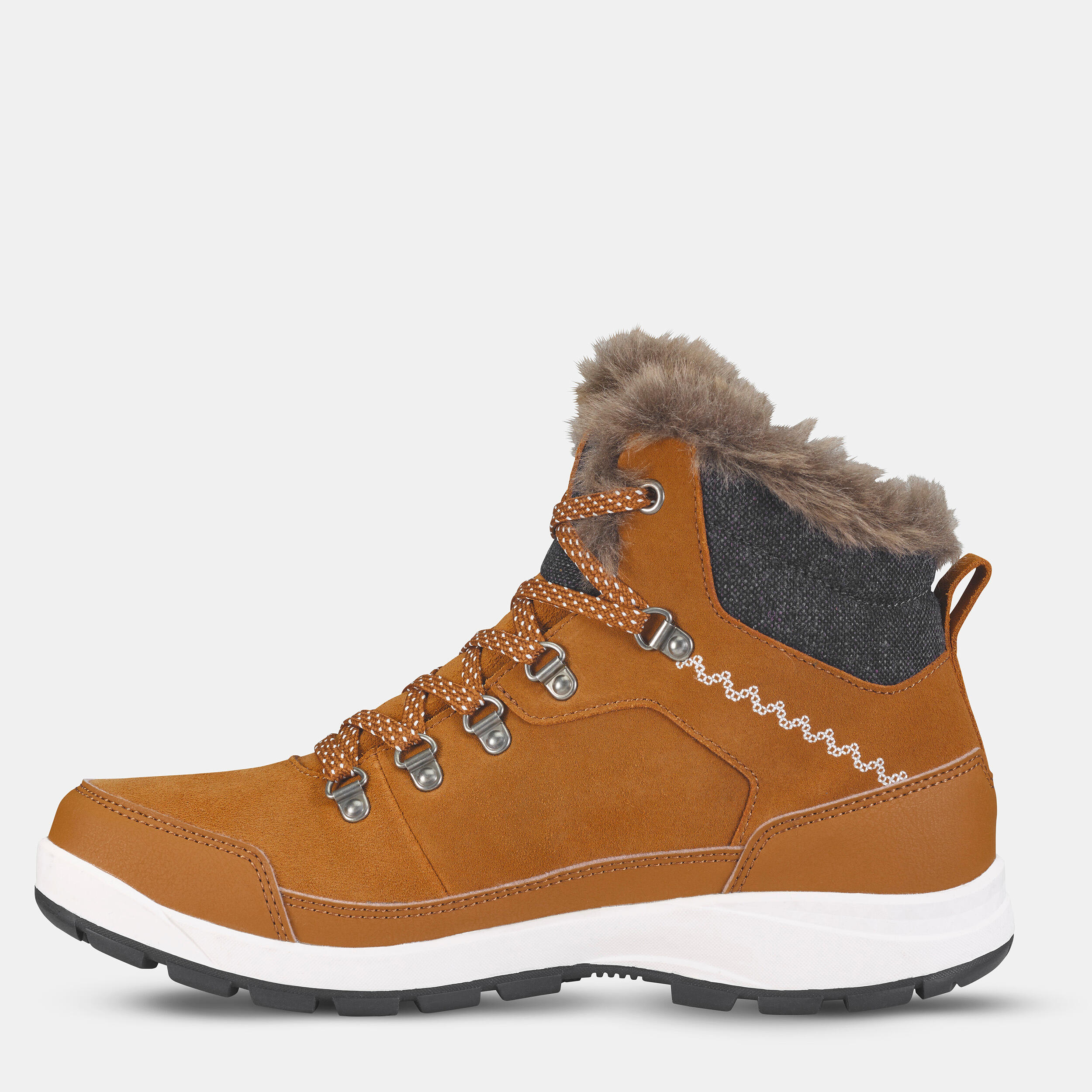 Buty turystyczne damskie, Quechua SH500 X-Warm mid, wodoodoporne 3/7