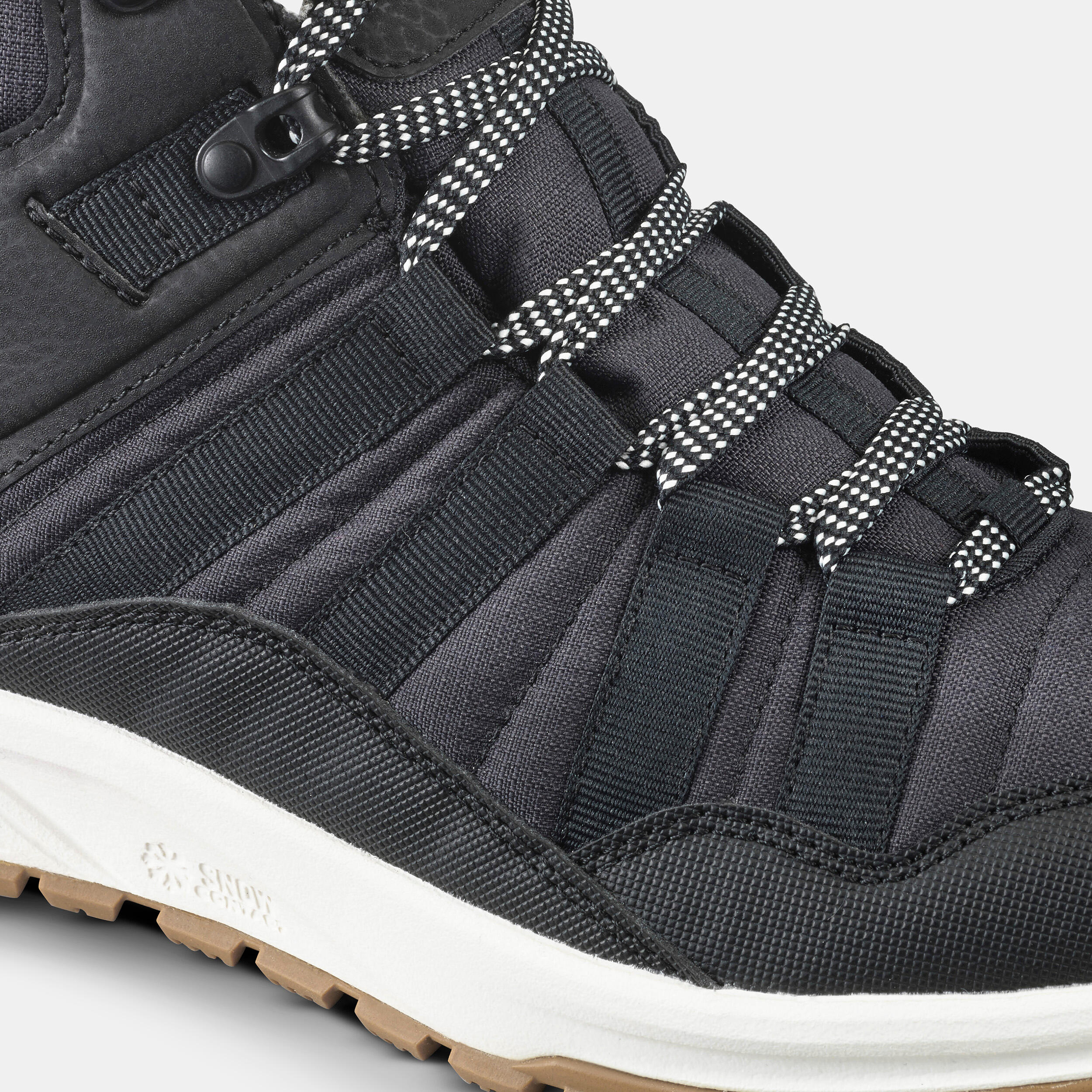 Women’s Winter Boots SH 500 smoked black, smoked black Quechua