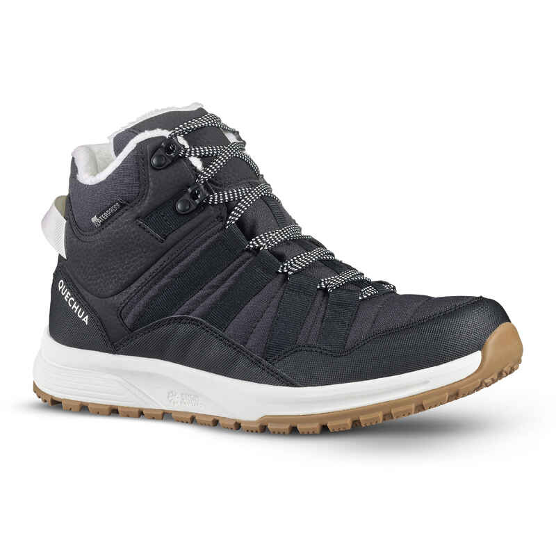 Winterschuhe Winterwandern SH100 X-Warm halbhoch wasserdicht Damen 