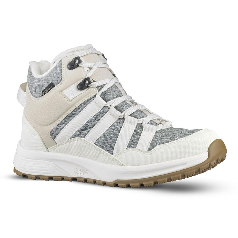 Chaussures chaudes imperméables de randonnée neige - SH100 X-WARM - Mid Femme