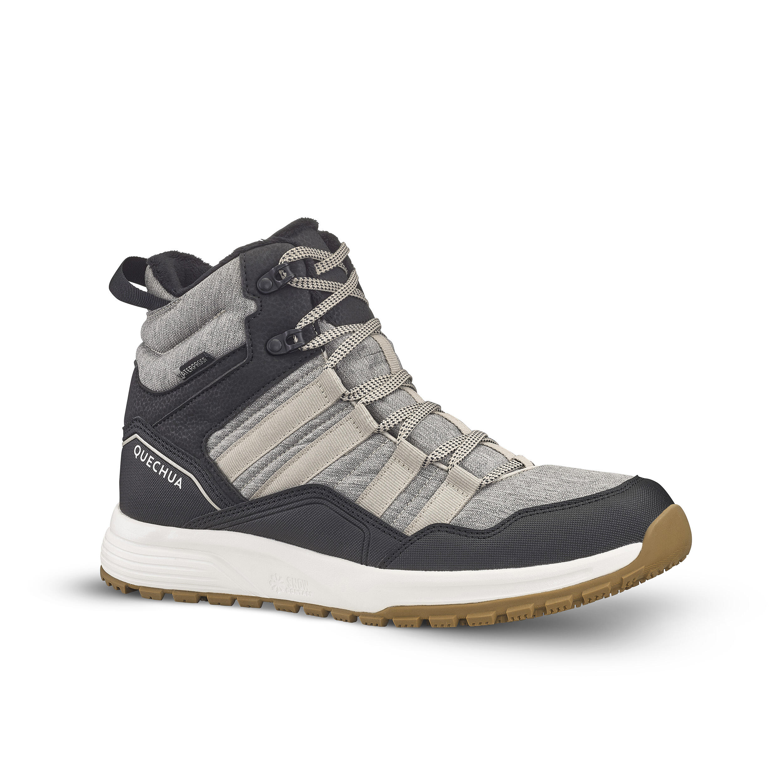 QUECHUA Men’s warm and waterproof hiking boots - SH500 MID