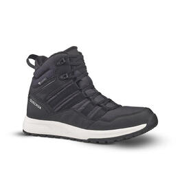 Chaussures chaudes et imperméables de randonnée - SH500 MID - Homme - Noir