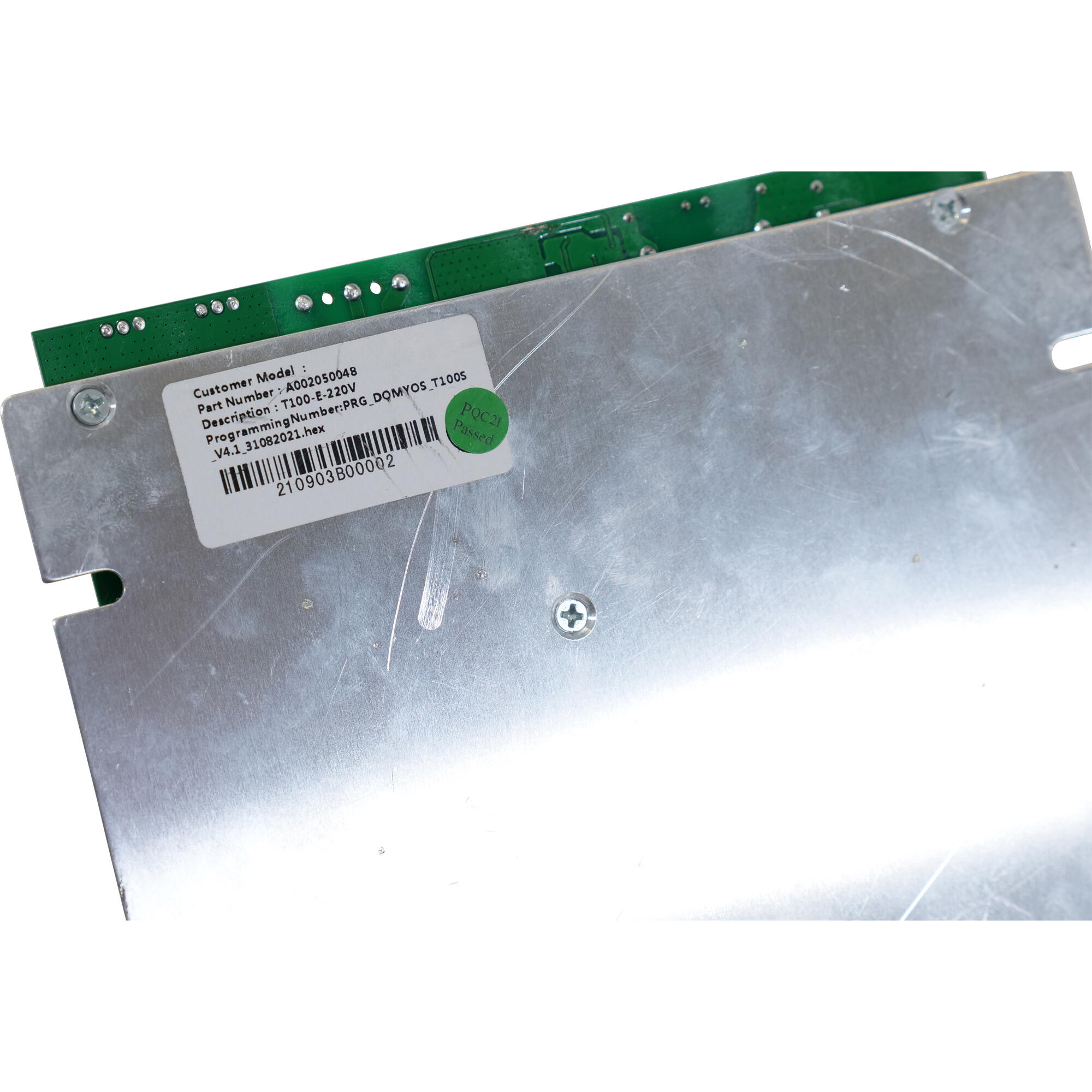 CARTE DE CONTROLE INITIAL RUN 2/3