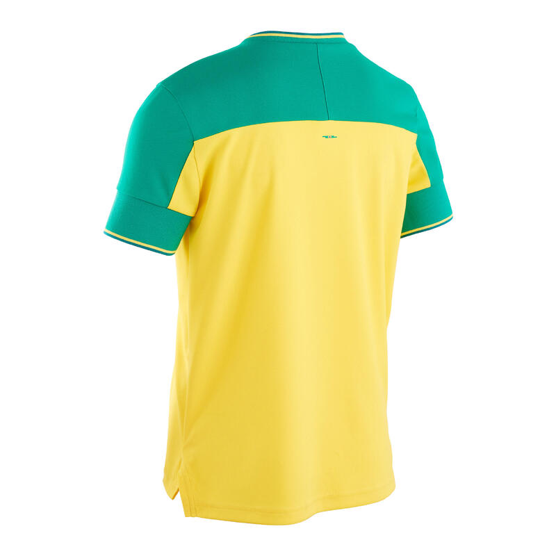 Camiseta de fútbol Brasil Niños Kipsta F500 2022