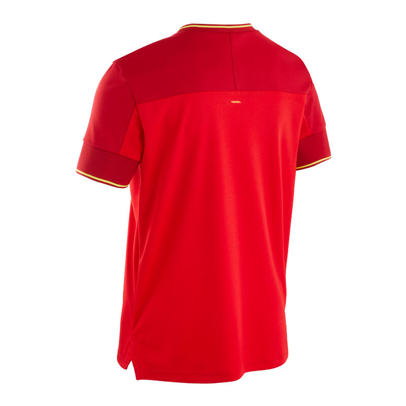 Tricou Fotbal FF500 Replică Spania Roșu Copii