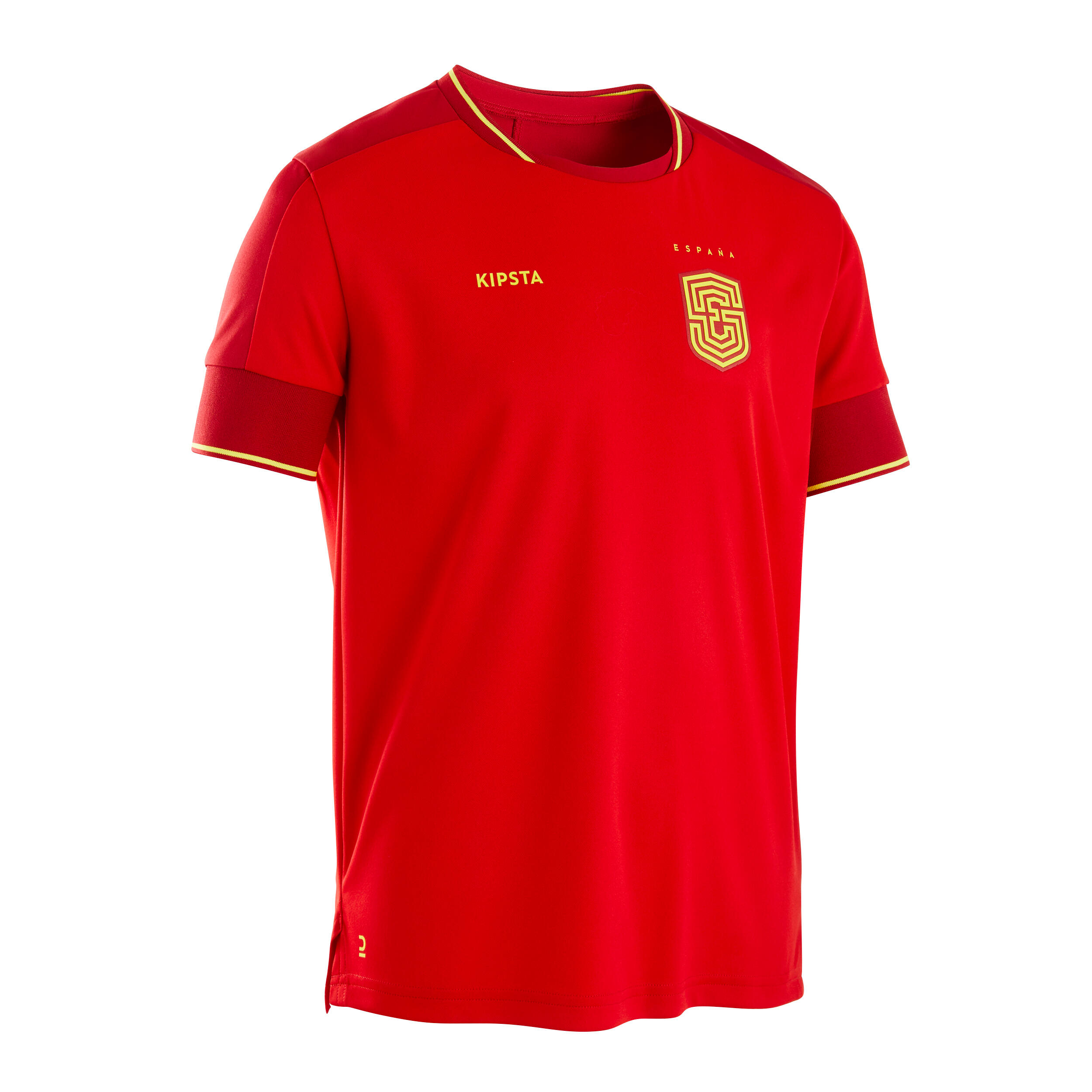 Tricou Fotbal FF500 ReplicÄƒ Spania RoÈ™u Copii