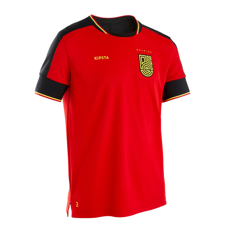 Camiseta de fútbol Bélgica Niños Kipsta F500 2022