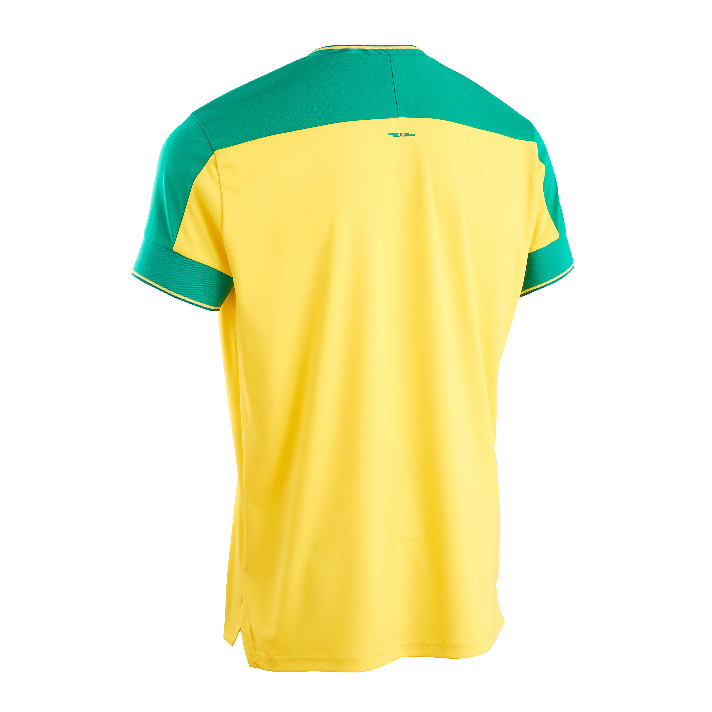 Men Football Short Sleeve Tshirt Quick Dry F500 - Brazil