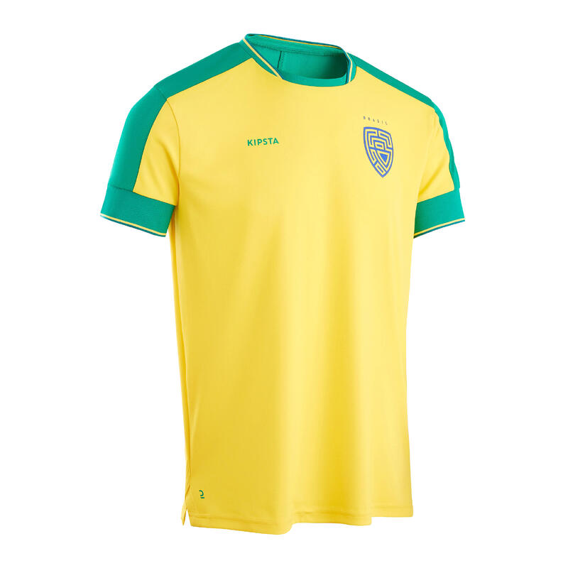 Adult Shirt FF500 - Brazil 2022 KIPSTA - Decathlon