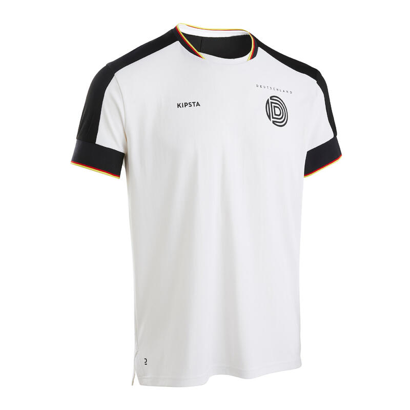 Camiseta de fútbol Alemania Adulto Kipsta F500 2022 blanca