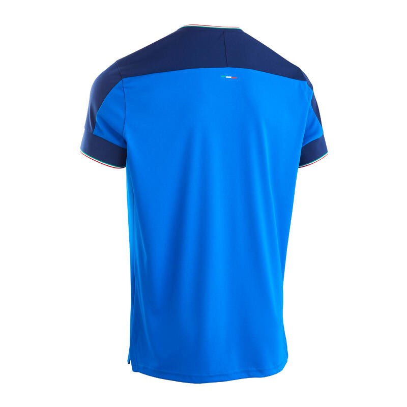 Tricou Fotbal FF500 Replică Italia 2024 Albastru Adulți 