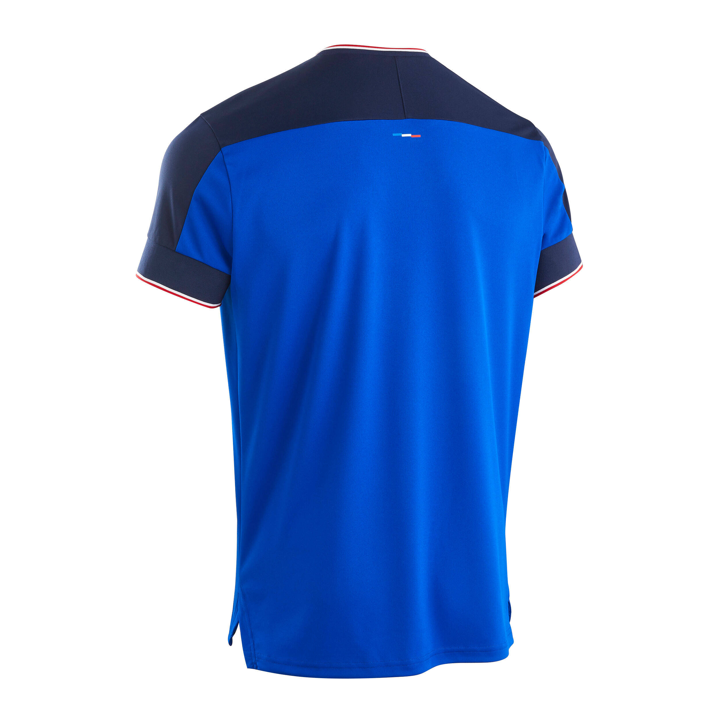 Men Football Short Sleeve Tshirt Quick Dry F500 - France Blue -  4