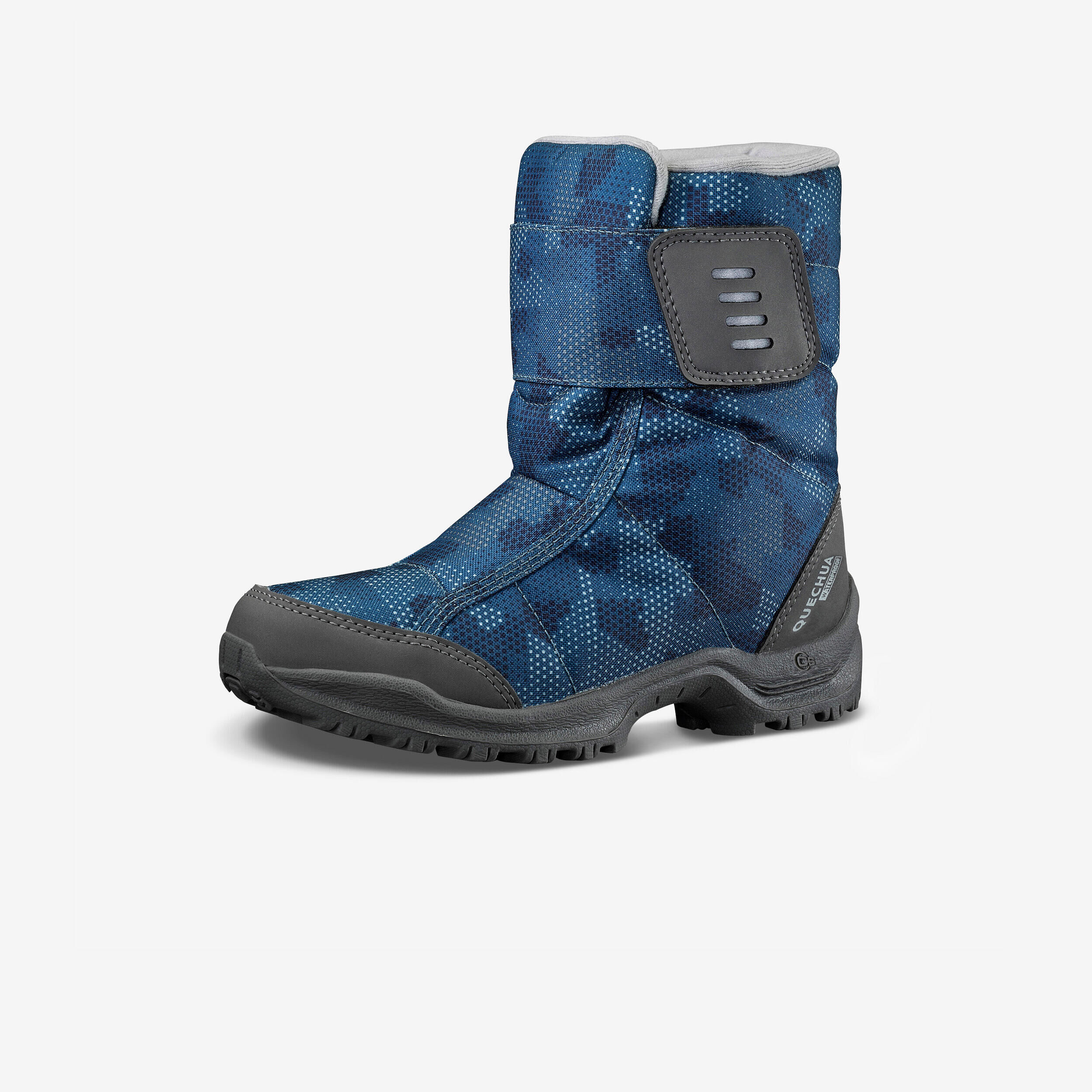 QUECHUA Kids’ Warm Waterproof Snow Hiking Boots SH100 X-Warm Size 7 - 5.5