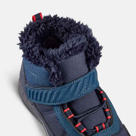 Botas de nieve y apreski impermeable con velcro Niños 24-34 Quechua SH100