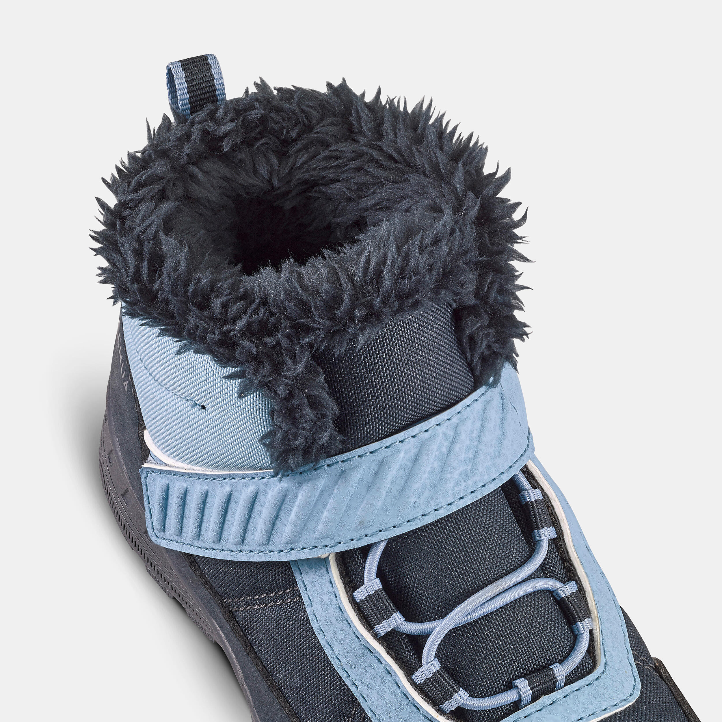 Winterschuhe Kinder Gr. 24–34 Klett warm wasserdicht - SH100 hellblau 6/9