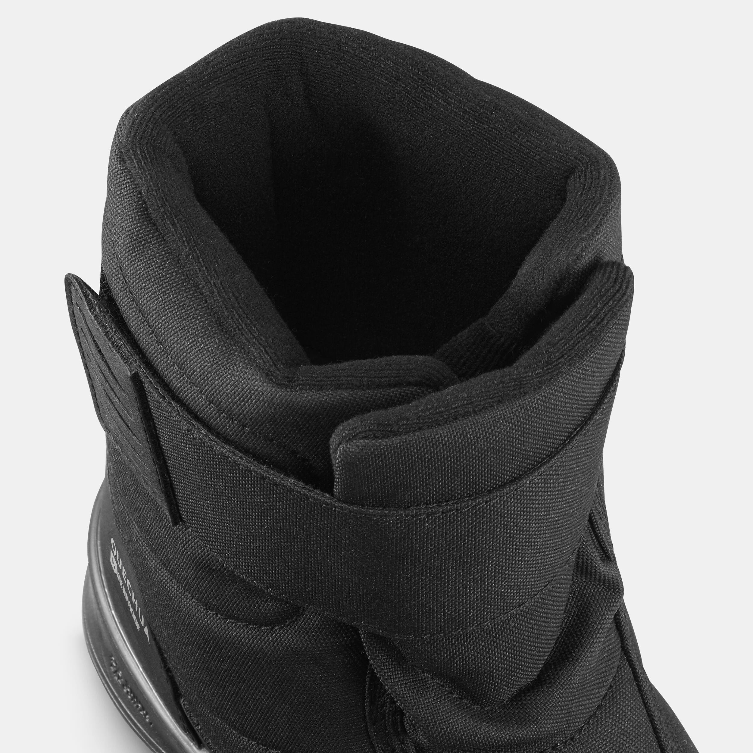 Kids’ warm waterproof snow hiking boots SH100 - Velcro Size 7 - 5.5  6/7