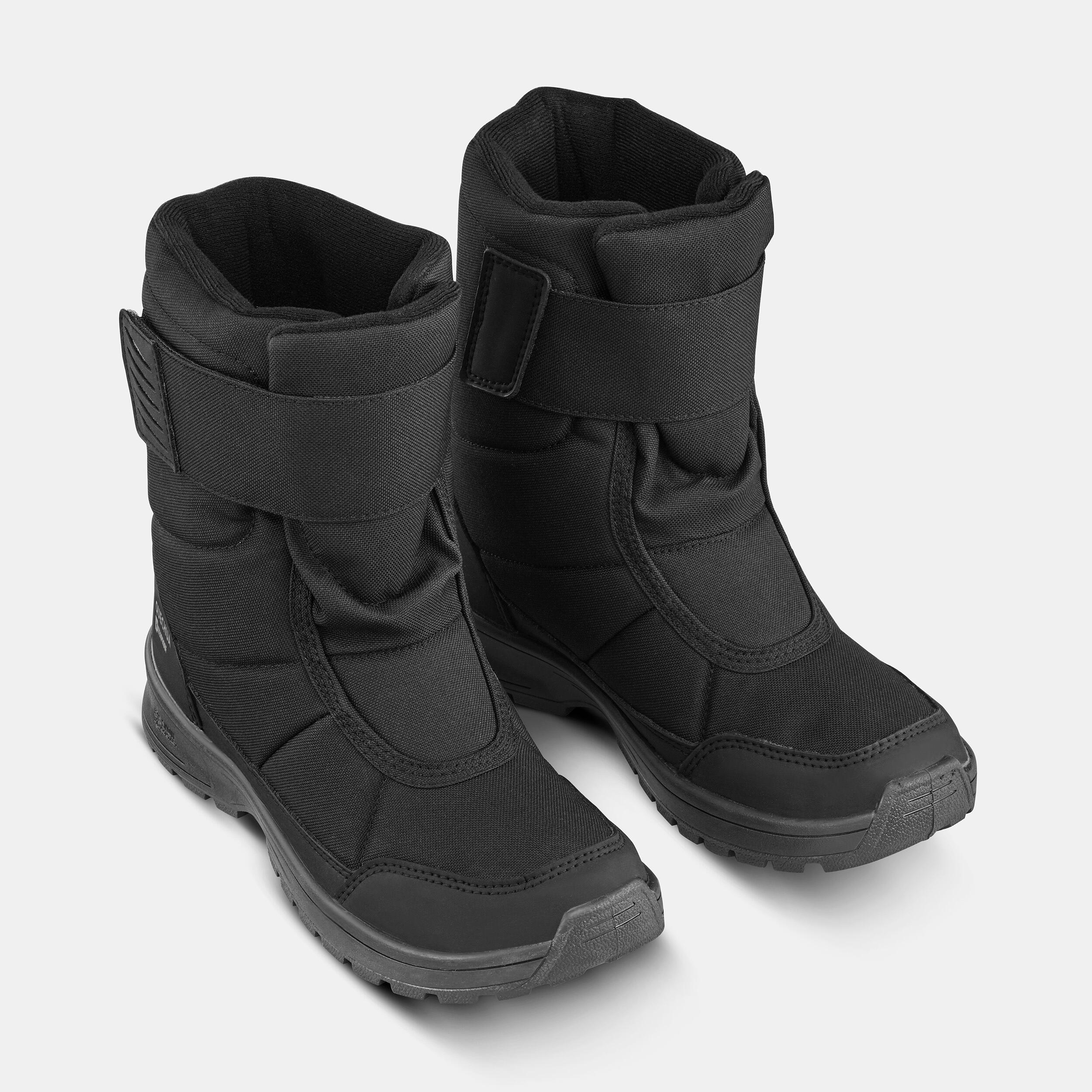 Kids’ warm waterproof snow hiking boots SH100 - Velcro Size 7 - 5.5  2/7