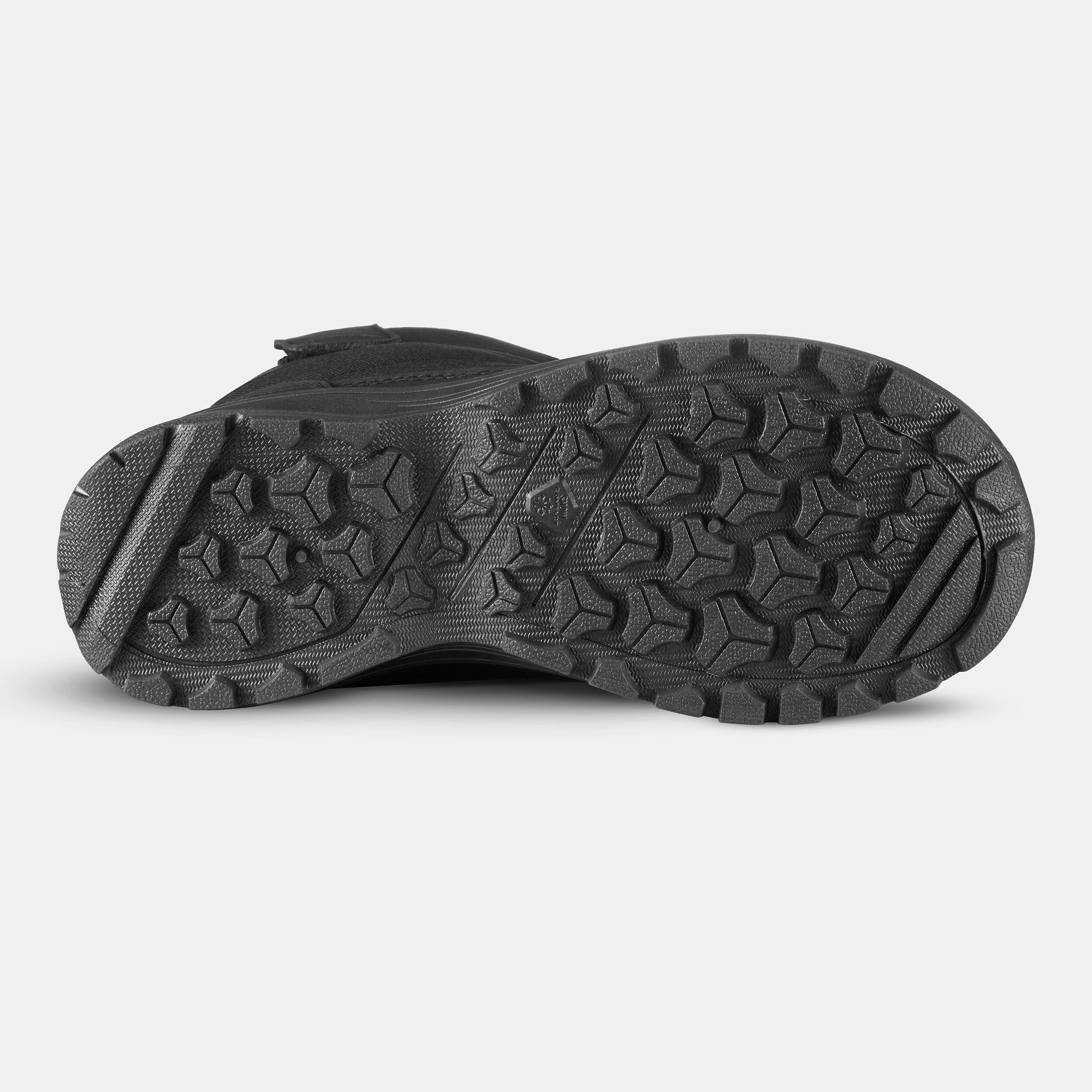 Kids’ warm waterproof snow hiking boots SH100 - Velcro Size 7 - 5.5  4/7