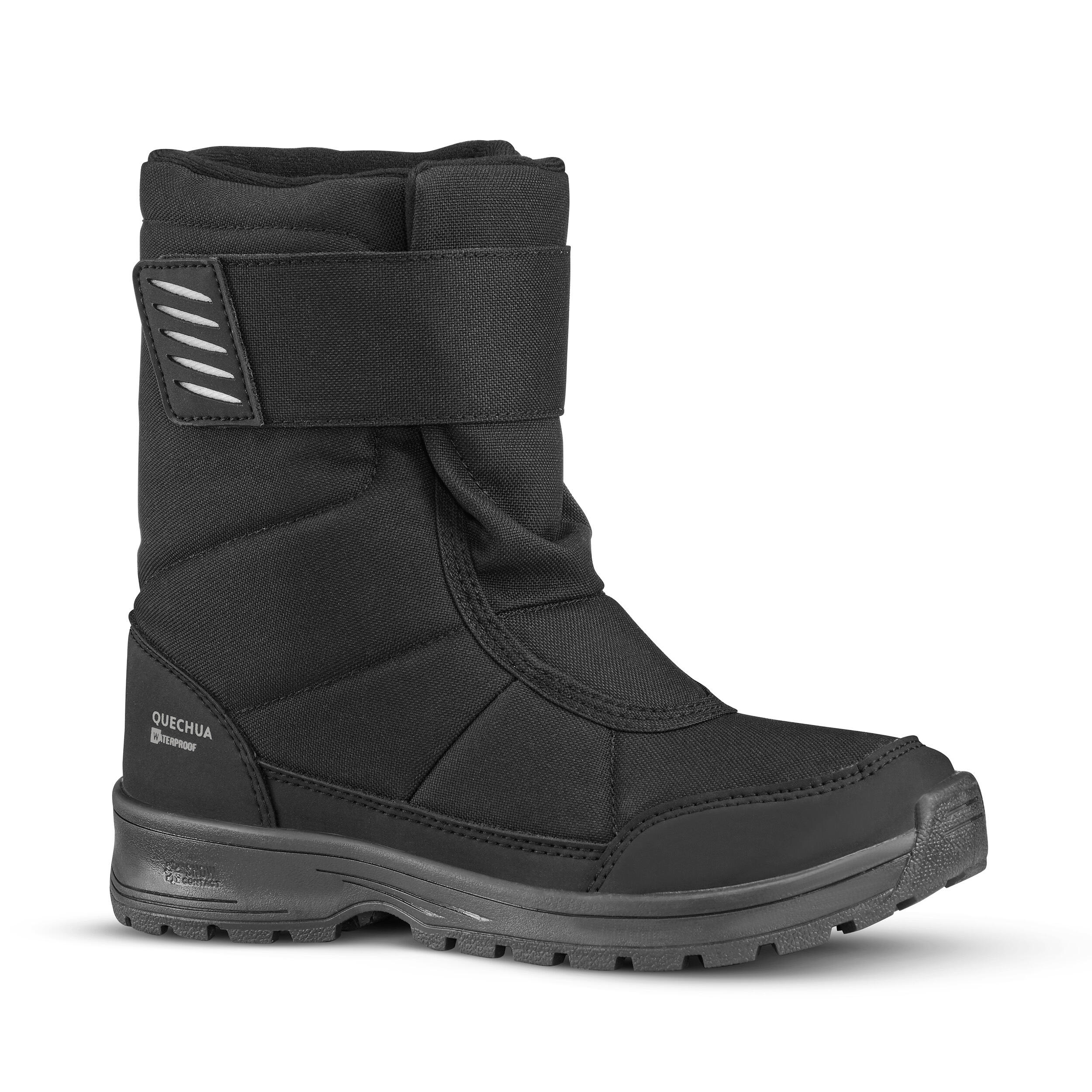 Kids SH100 Rip-Tab Snow Boots - Black