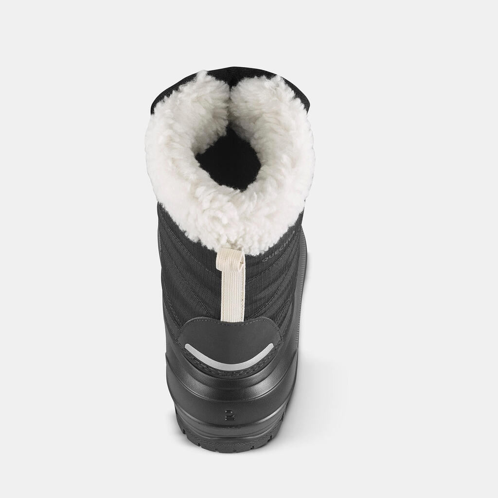 Detské hrejivé a nepremokavé turistické čižmy SH900 do snehu 30-38