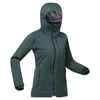 Zelena ženska smučarska jakna FR500