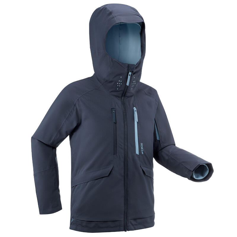 Chaqueta de esquí y nieve 3 en 1 impermeable Niños Wedze FR 900