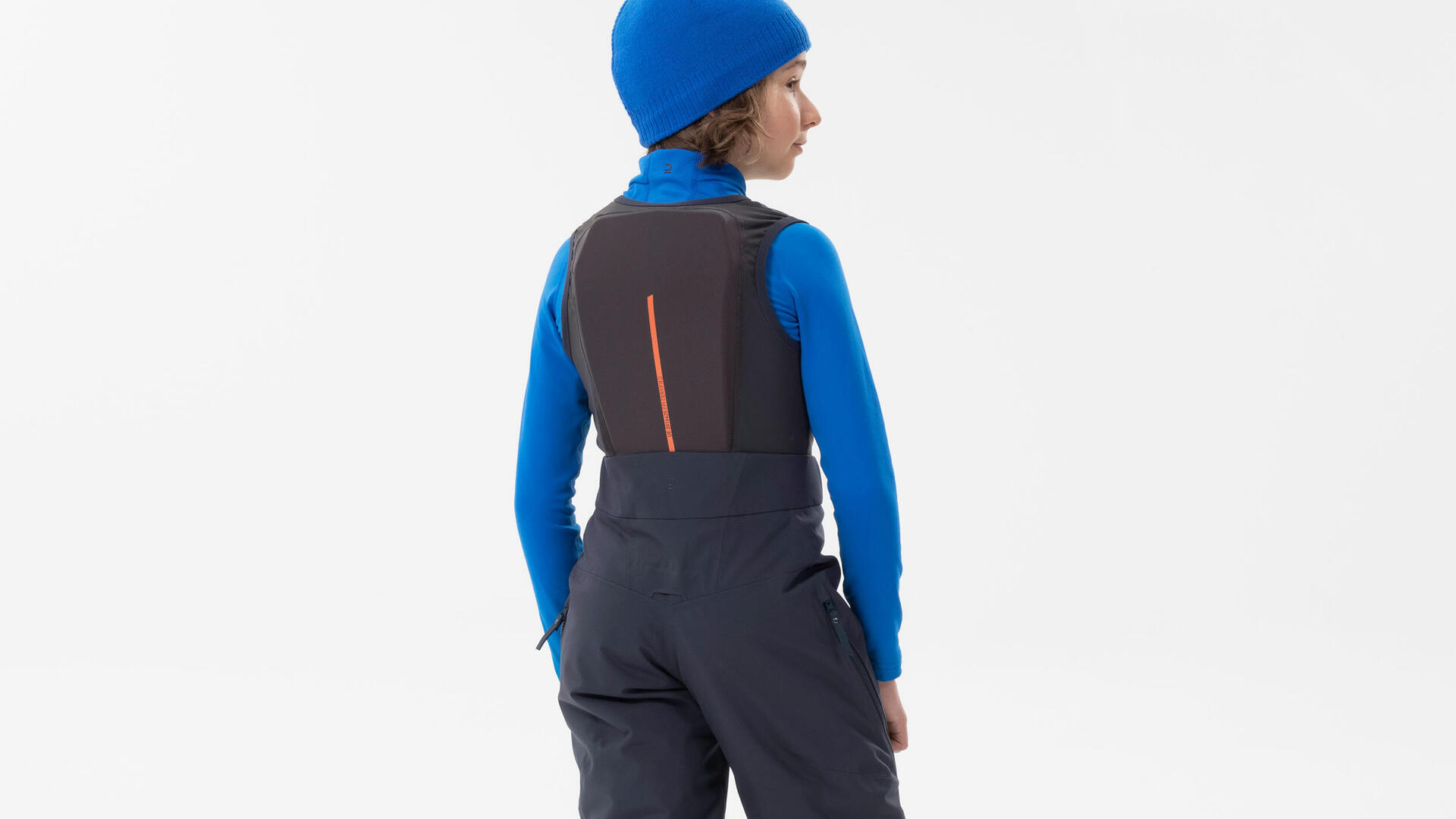 ski trousers with built-in back protector