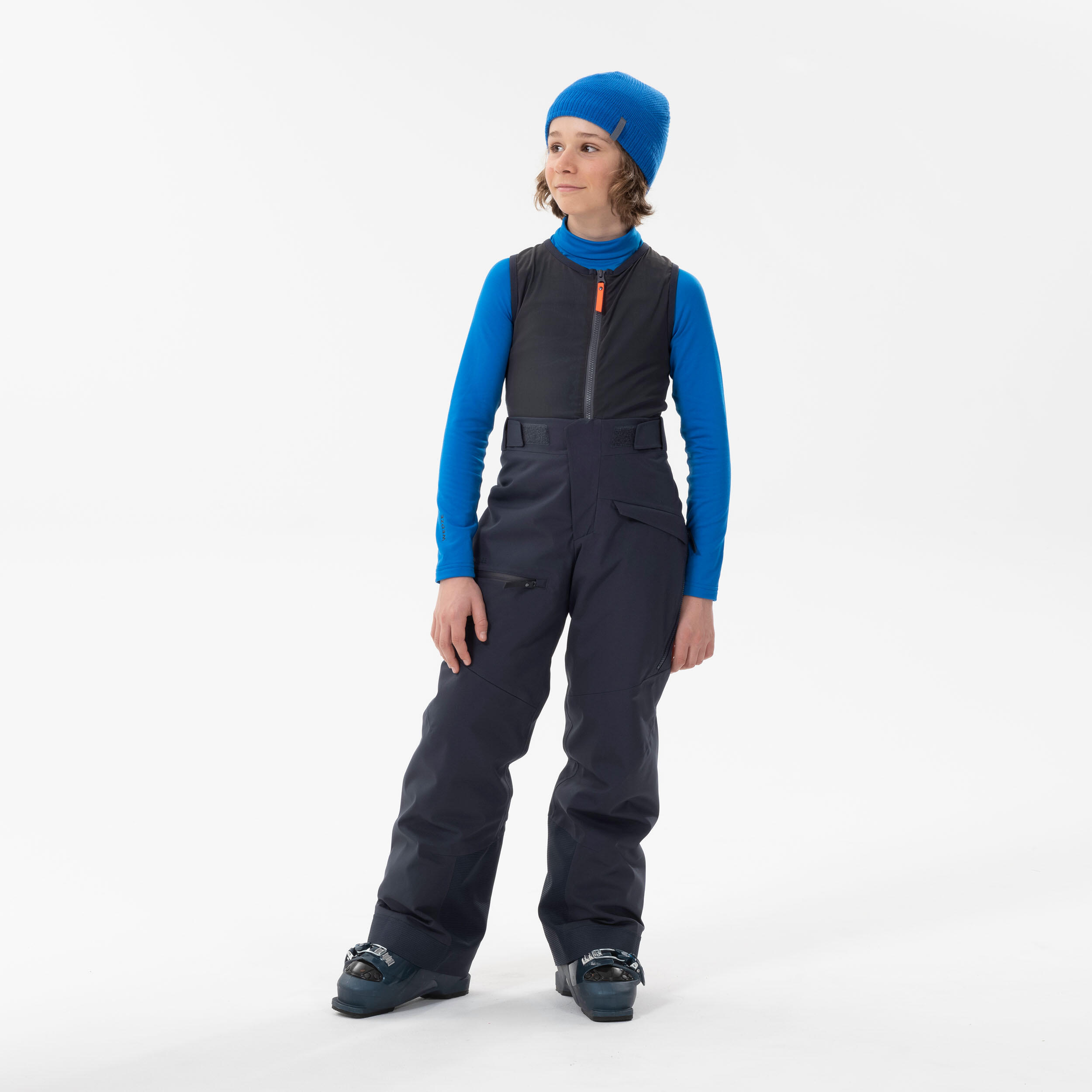 Peto de Esquí Freeride y Nieve Niños impermeable Protección dorsal Wedze Fr 900 9/13