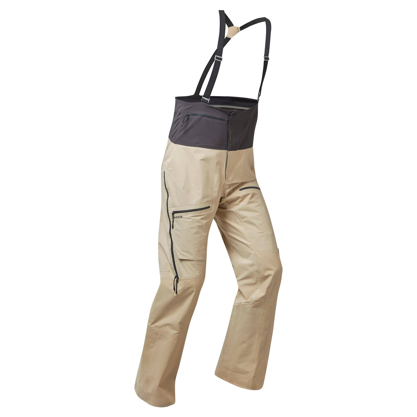 DECATHLON WEDZE Ski-Latzhose FR900 Herren beige