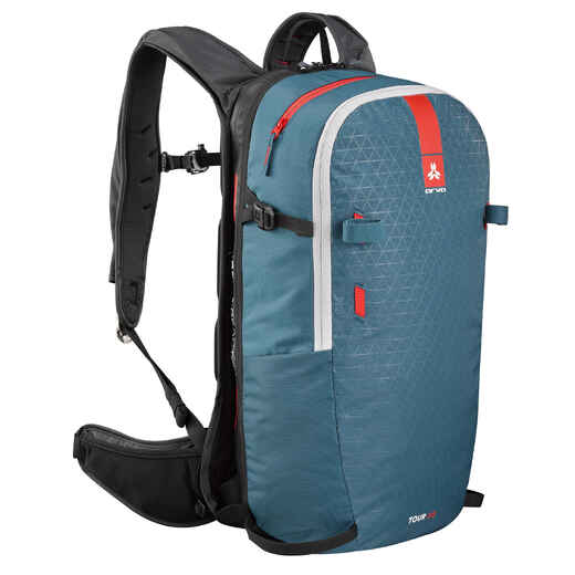 
      AIRBAG BACKPACK - AVALANCHE TRANSCEIVER TOUR 25 L ULTRA LIGHT - BLUE RED - CARTRIDGE INCLUDED
  