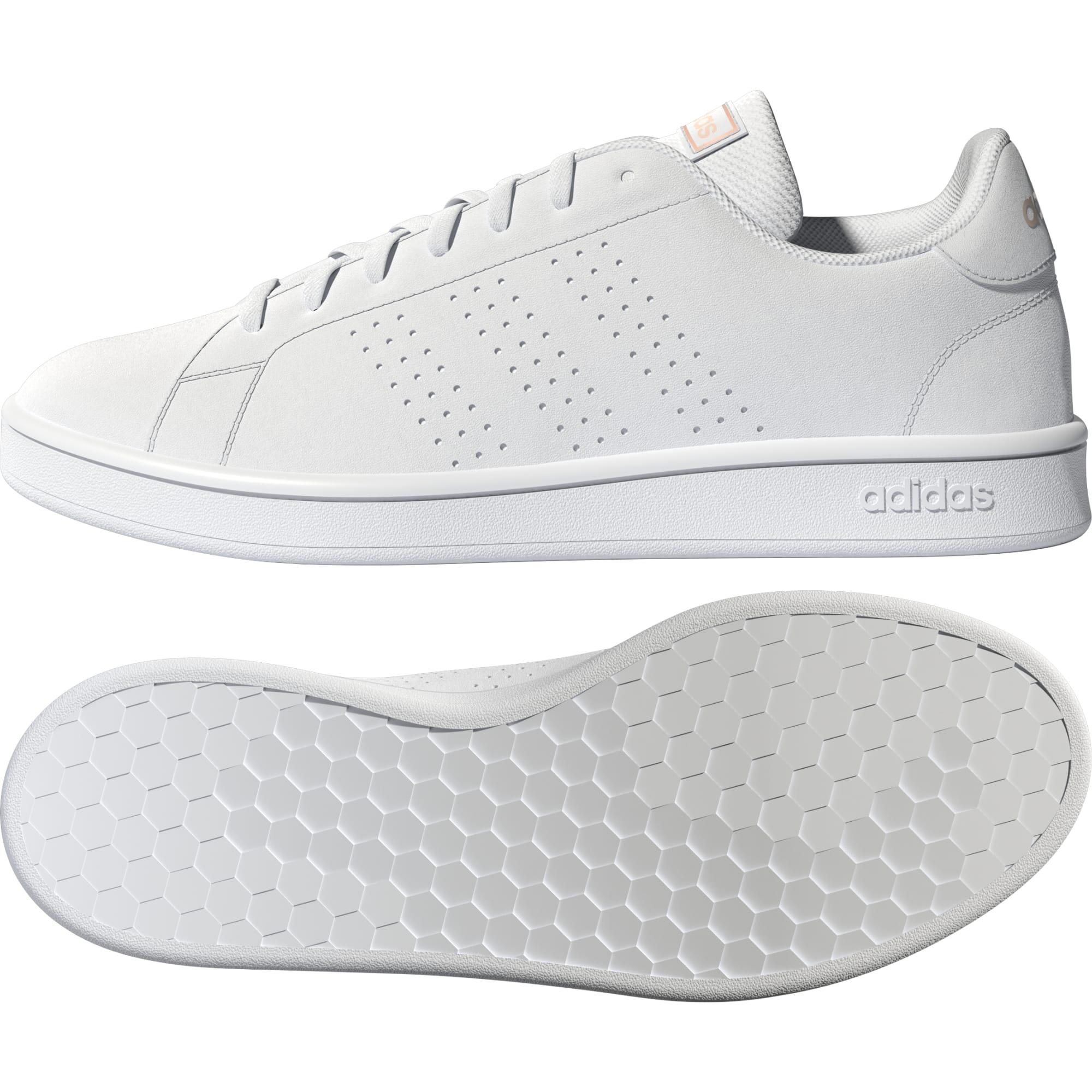 ADIDAS ADVANTAGE BASE WOMEN'S WALKING TRAINERS - WHITE 4/7