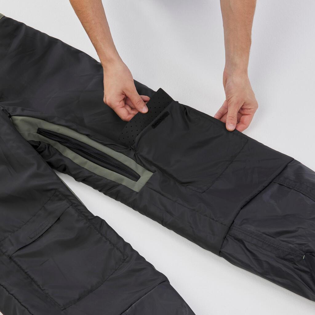 Men's waterproof snowboard trousers - SNB 500 - Khaki