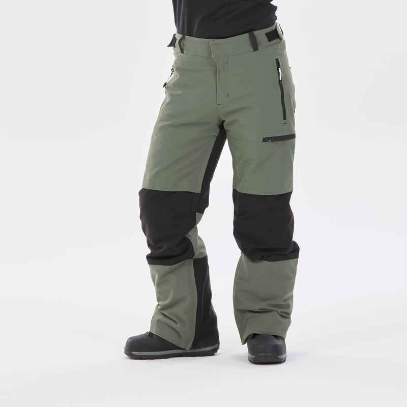 Snowboardhose Herren - SNB 500 khaki Medien 1
