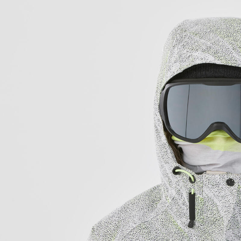 Dámská snowboardová bunda SNB 100 bílá 