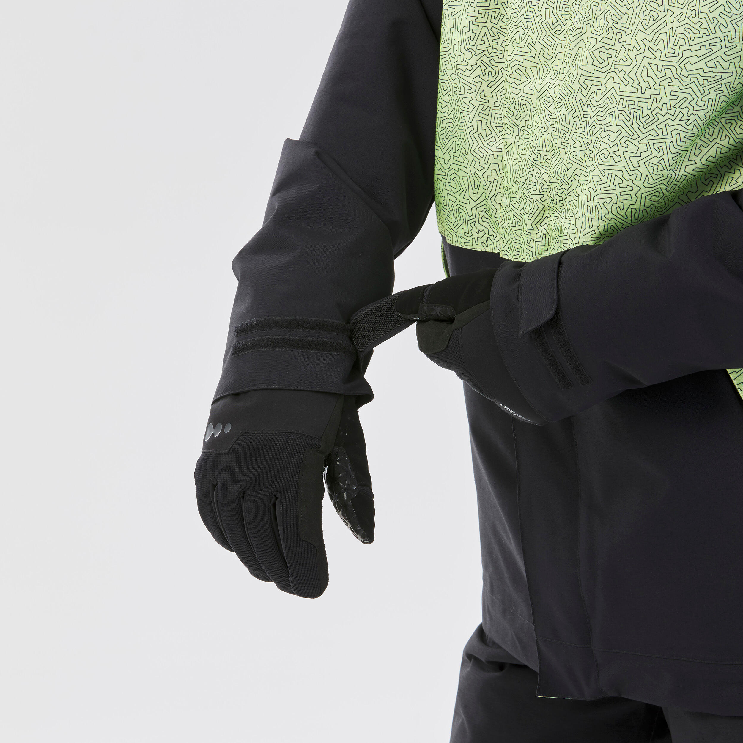Giacca snowboard uomo SNB100 gialla e nera 6/13