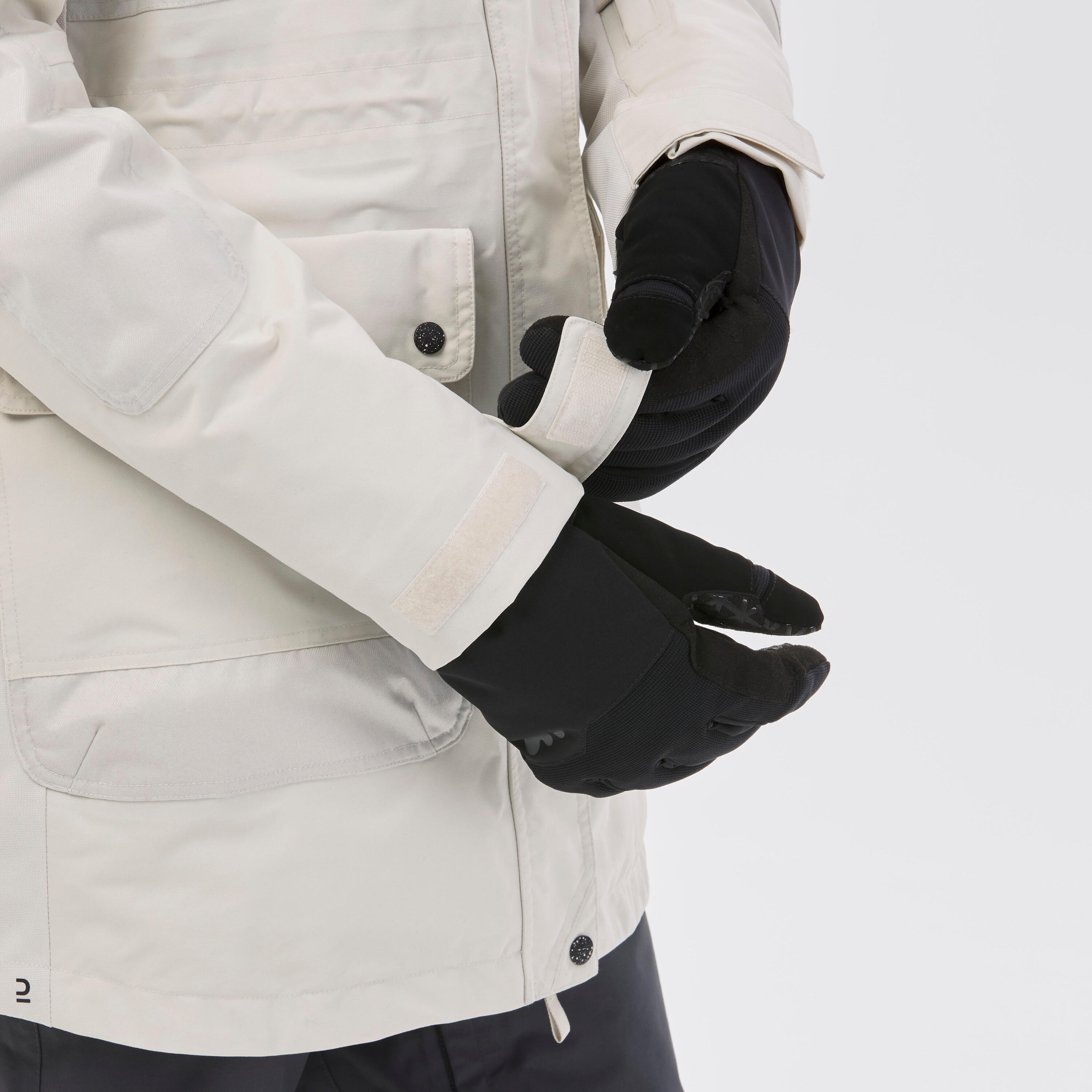 Women’s Snowboard Jacket ZIPROTEC Compatible SNB 500 - beige 16/19