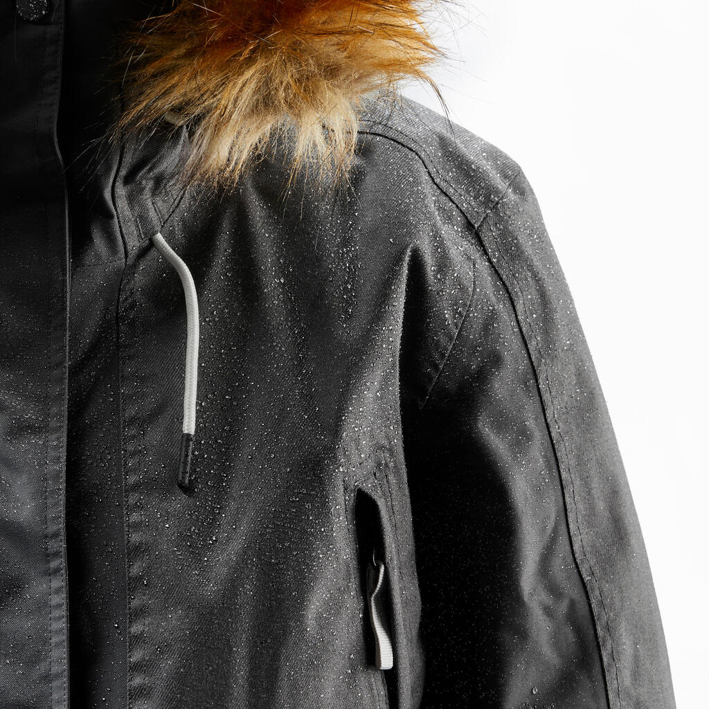 Sieviešu snovborda jaka “SNB 500”, saderīga ar Ziprotec, smilškrāsas