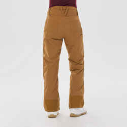 Women's Waterproof Snowboard Trousers SNB 500 - CAMEL