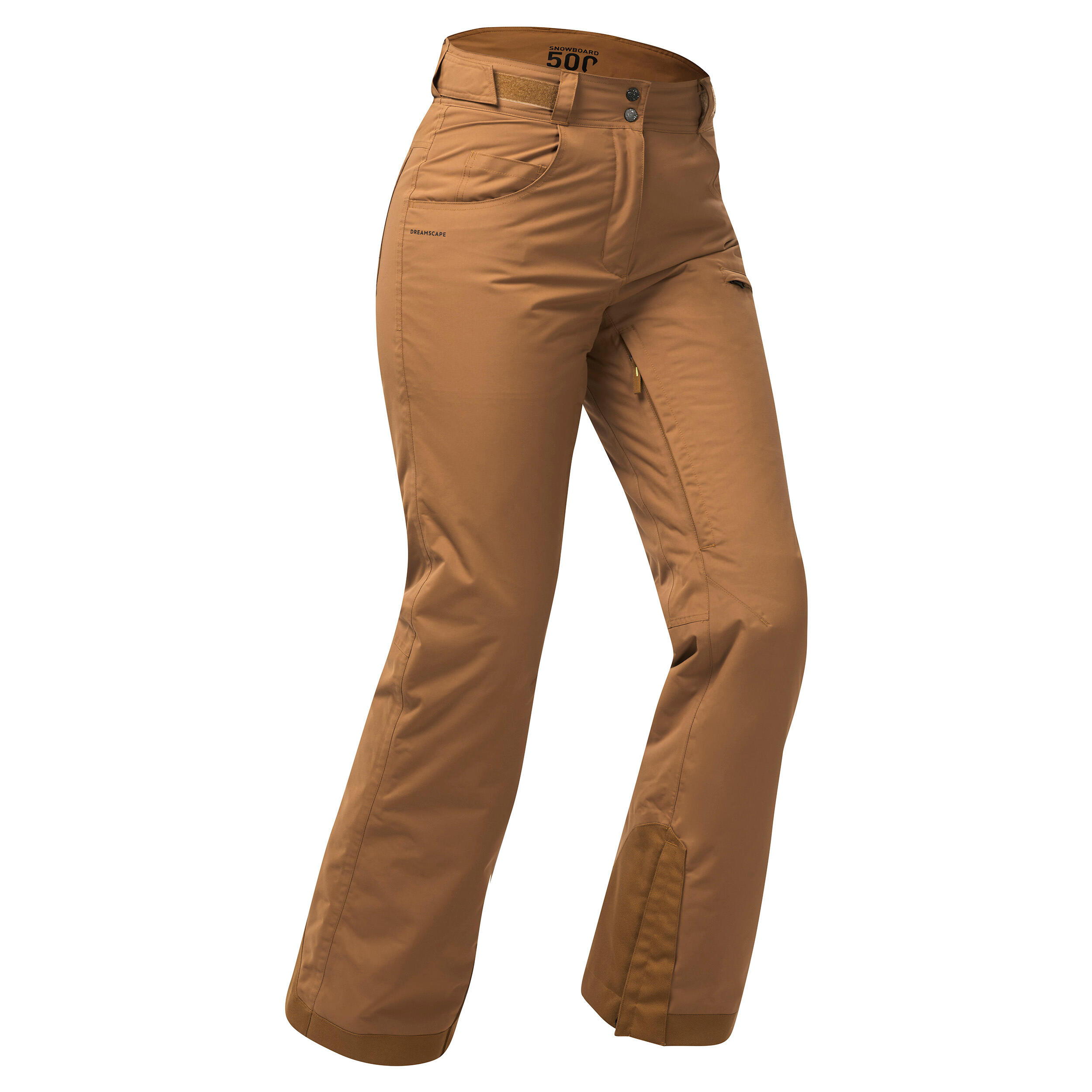 Pantalon planche à neige femme – SNB 500 brun - DREAMSCAPE