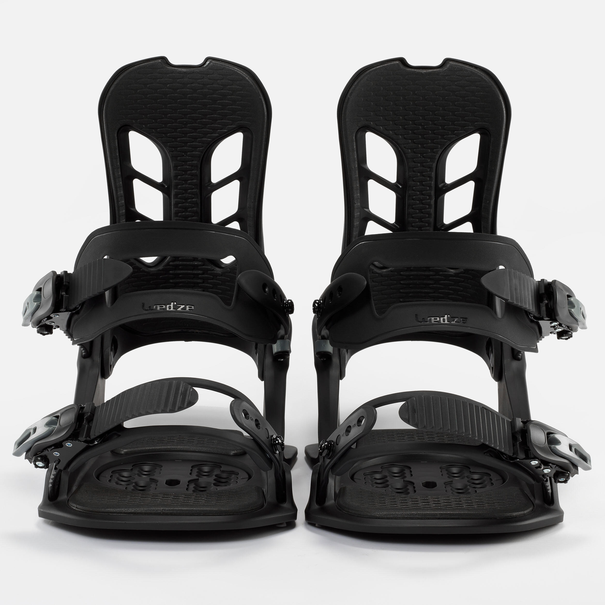 Men's On/Off Piste Snowboard Bindings SNB 100-Black 10/12