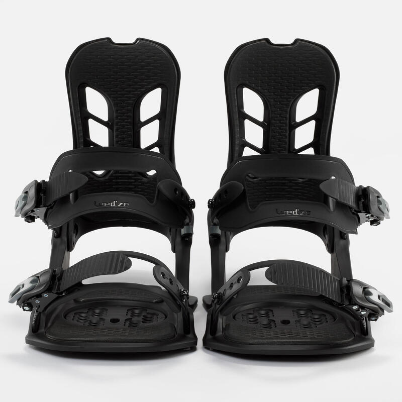 Men's On/Off Piste Snowboard Bindings SNB 100-Black