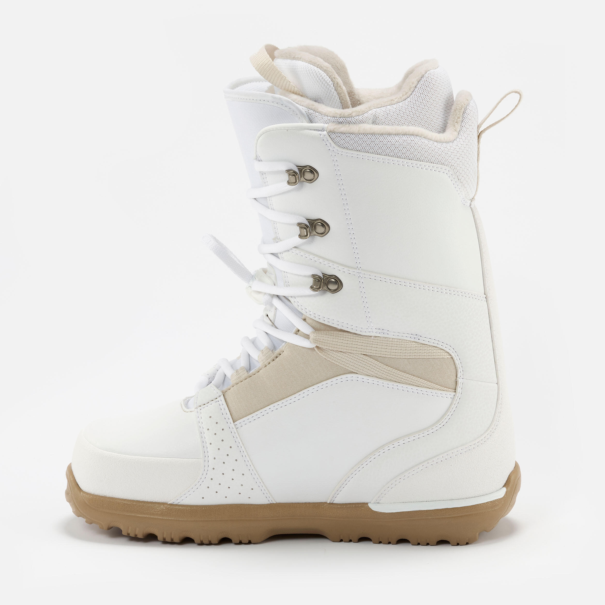 Women's hybrid snowboard boots, medium flex - Endzone white 3/14