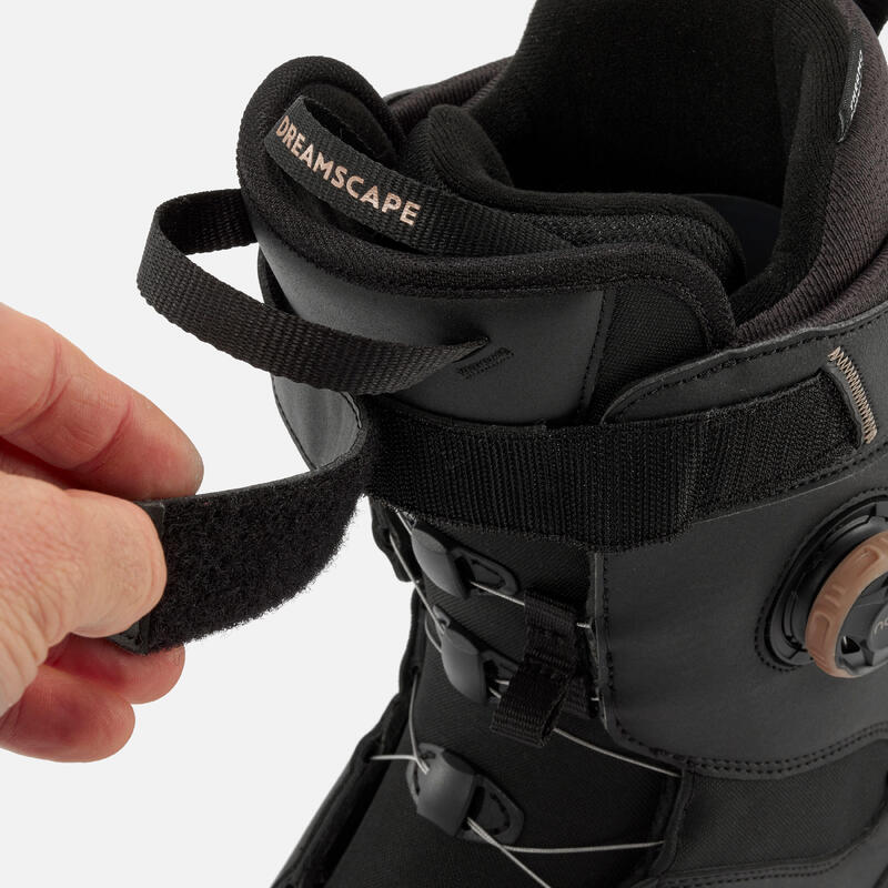 Boots snowboard freestyle & all mountain SNB 500 negru Damă 