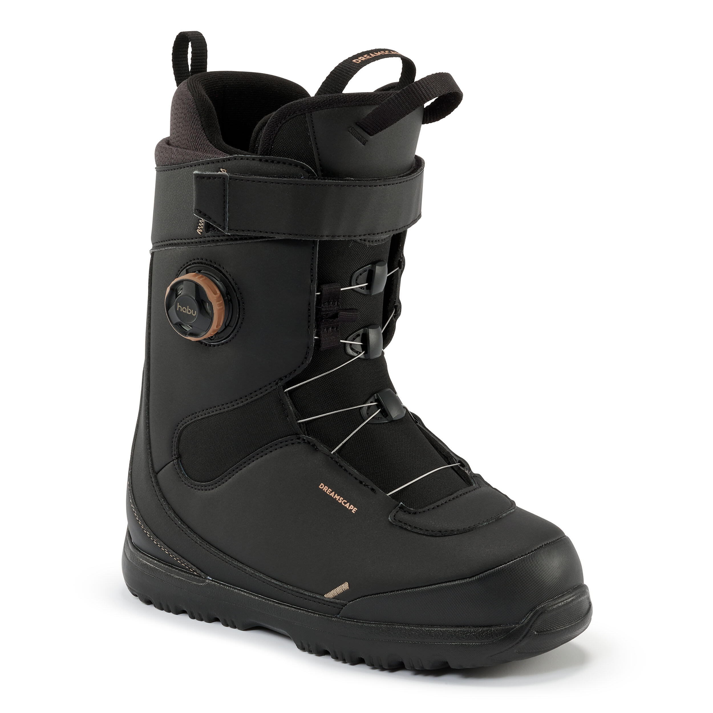 Snowboardboots Med Vridhjul, Medel Flex - Allroad 500 - Dam Svart