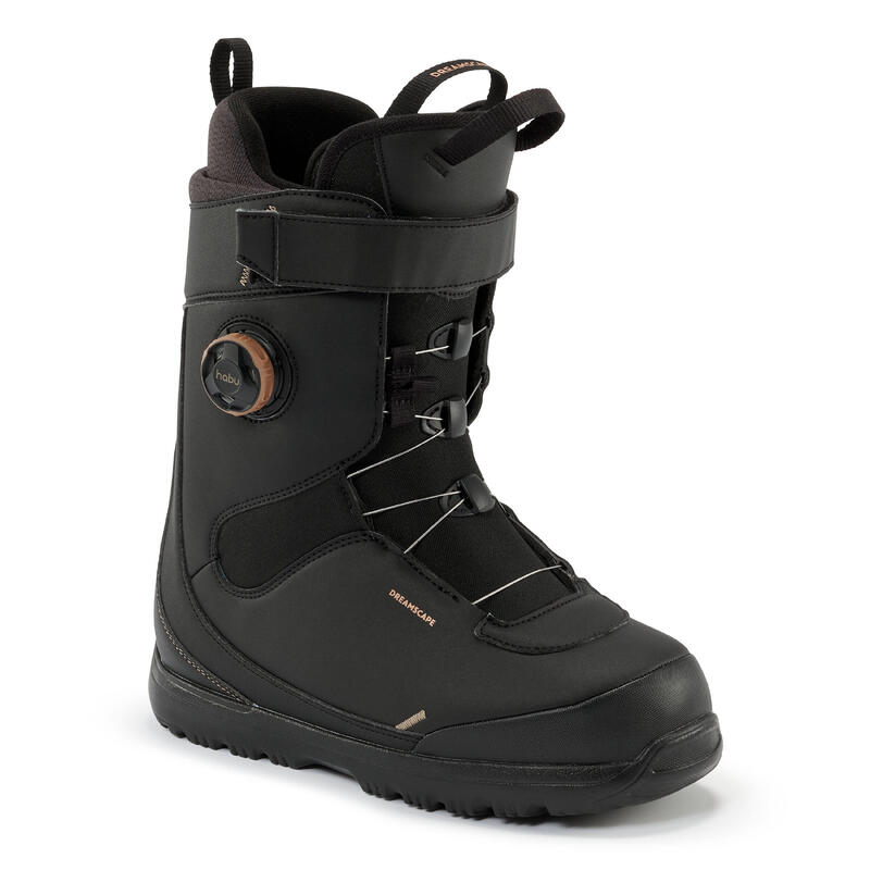 Chaussures de snowboard all mountain Femme à serrage rapide - All Road 500 noire