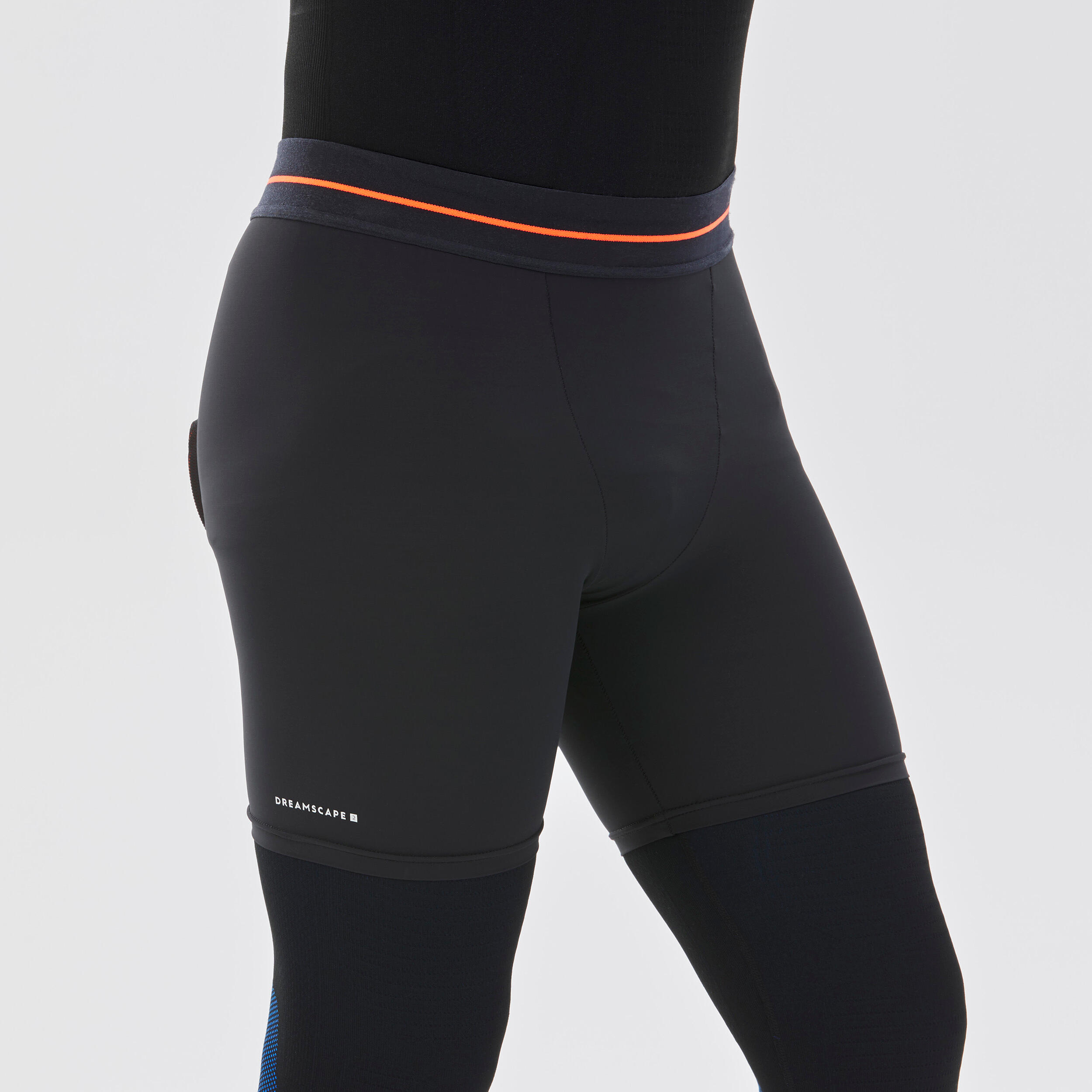 Ski & Snowboard Protective Shorts - DSH 100 Black - DREAMSCAPE