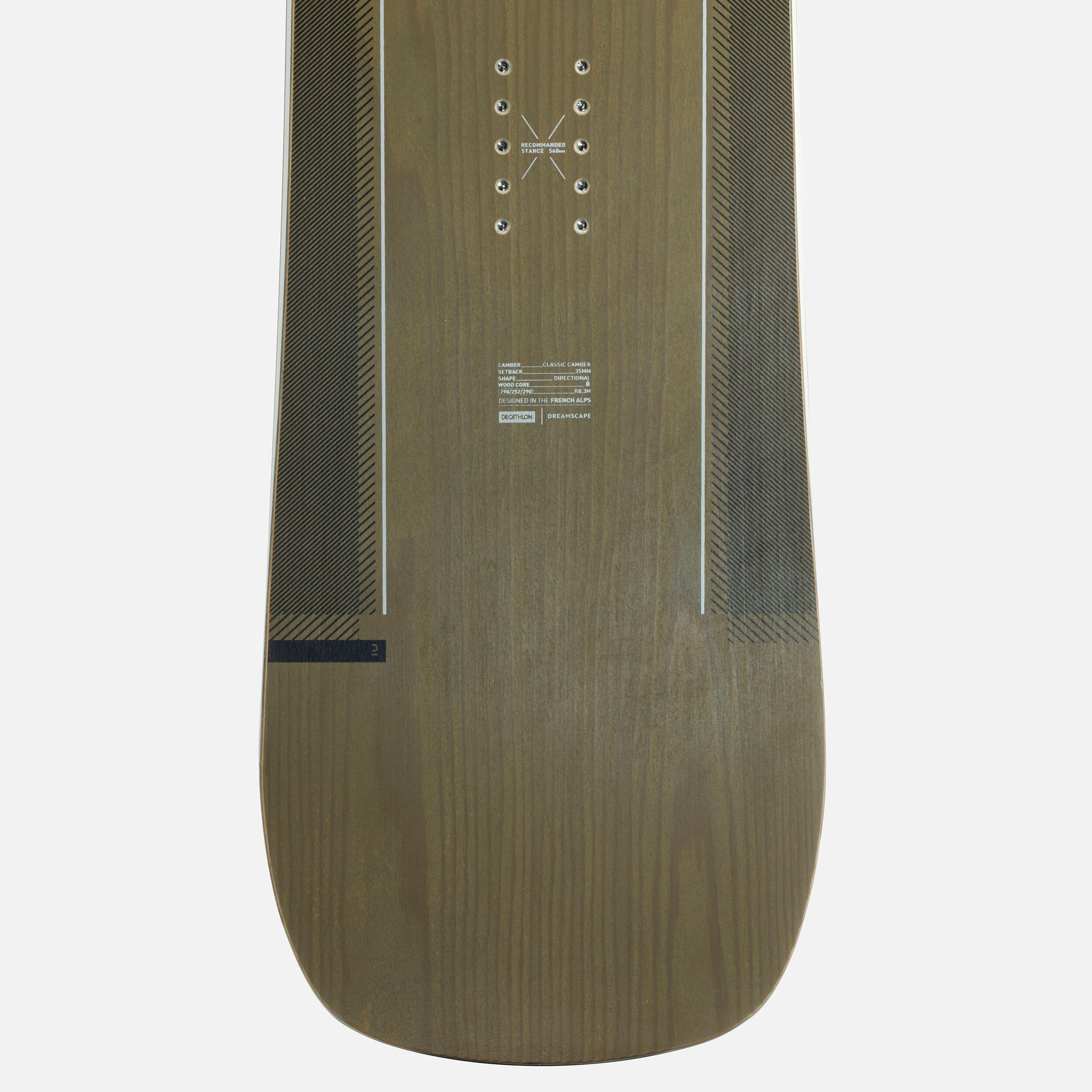 Prancha de snowboard pista e freeride adulto, All road 900 8/9
