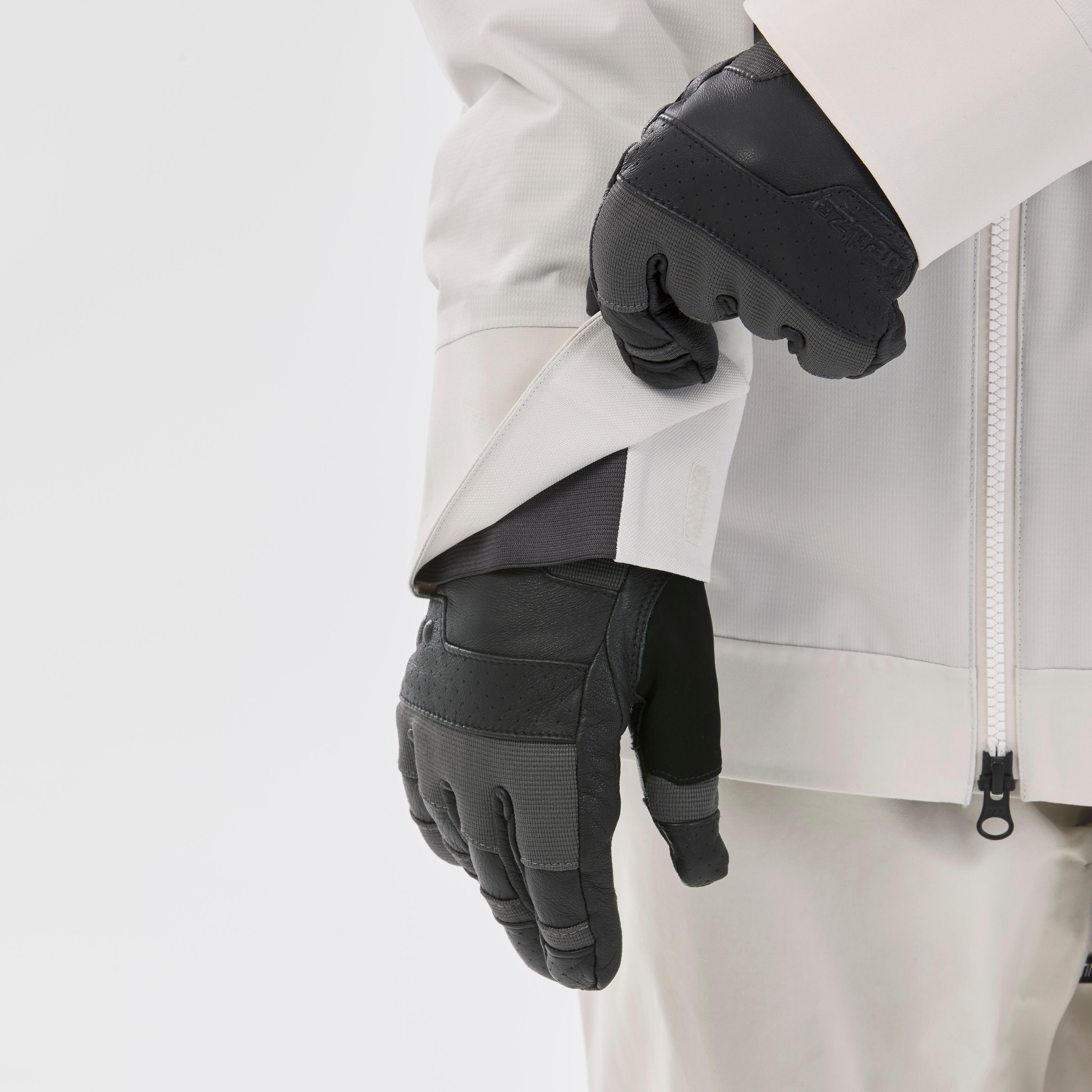 Women’s 3in1 Snowboard Jacket SNB 900 Beige Pearl beige