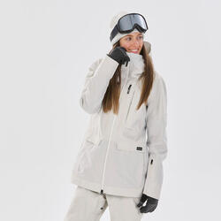 Chaqueta de snowboard y nieve 3 en 1 impermeable Mujer Dreamscape SNB 900